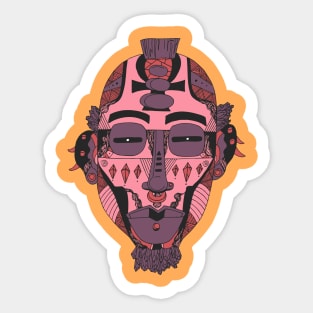 Ambrose African Mask 5 Sticker